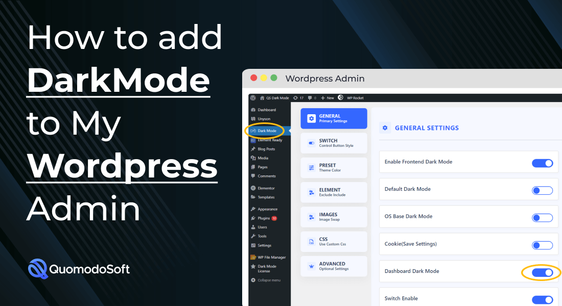 How to add dark mode to my WordPress admin, How To Add Dark Mode To My WordPress Admin Dashboard