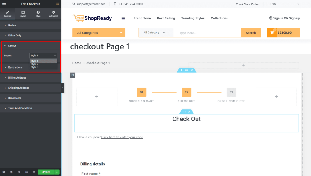 Checkout Widget - QuomodoSoft