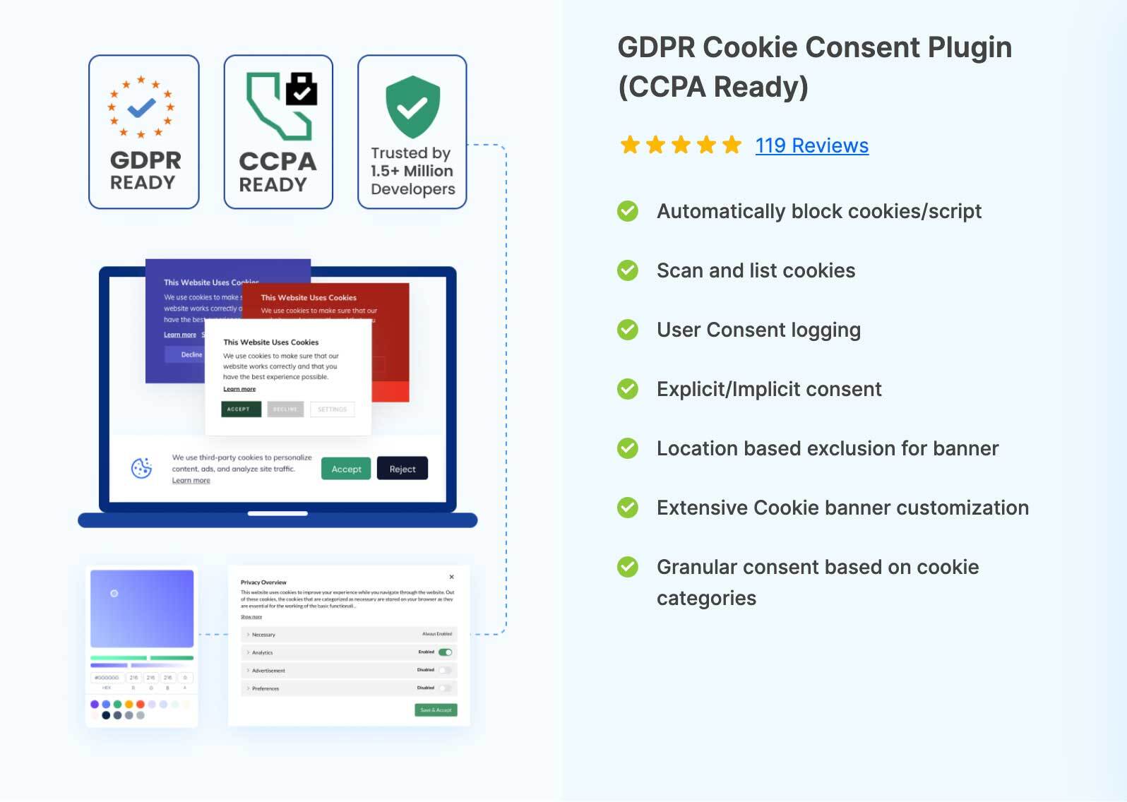 GDPR Cookie Consent Plugin